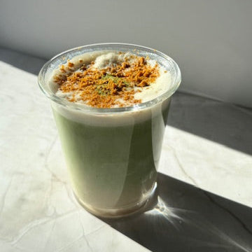 Biscoff Matcha Latte