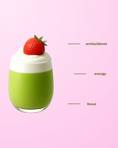 Strawberry matcha