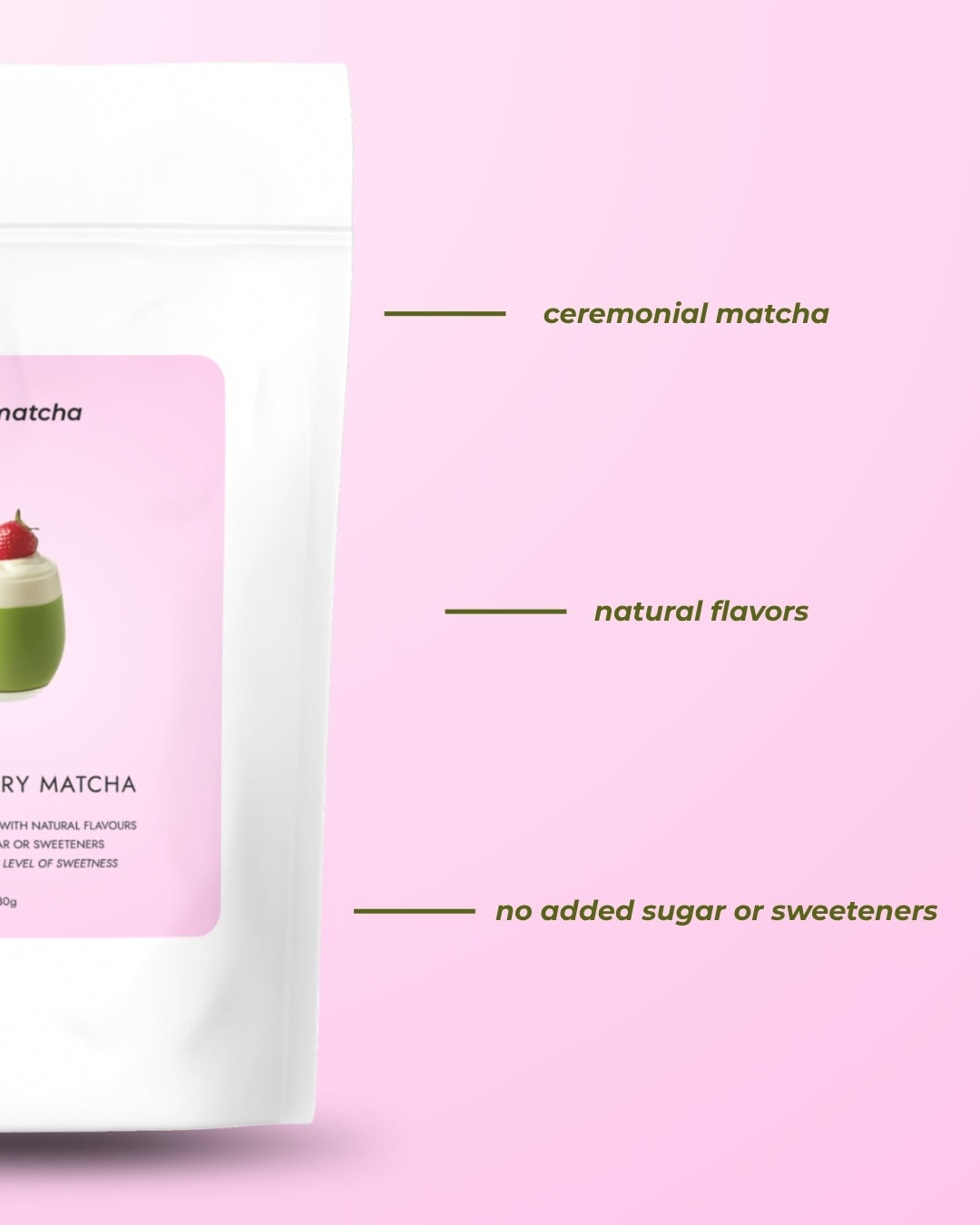 Strawberry matcha