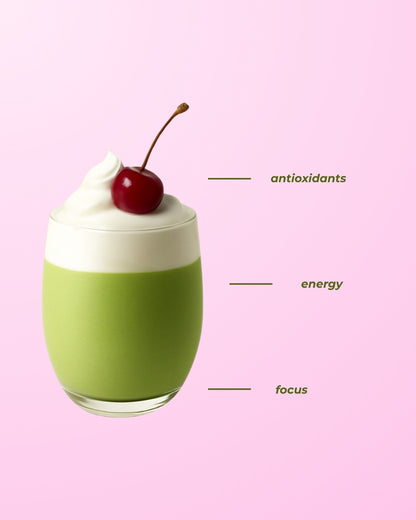 Cherry matcha