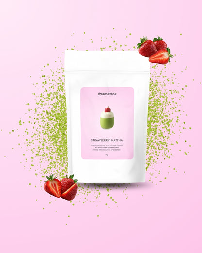 Strawberry matcha