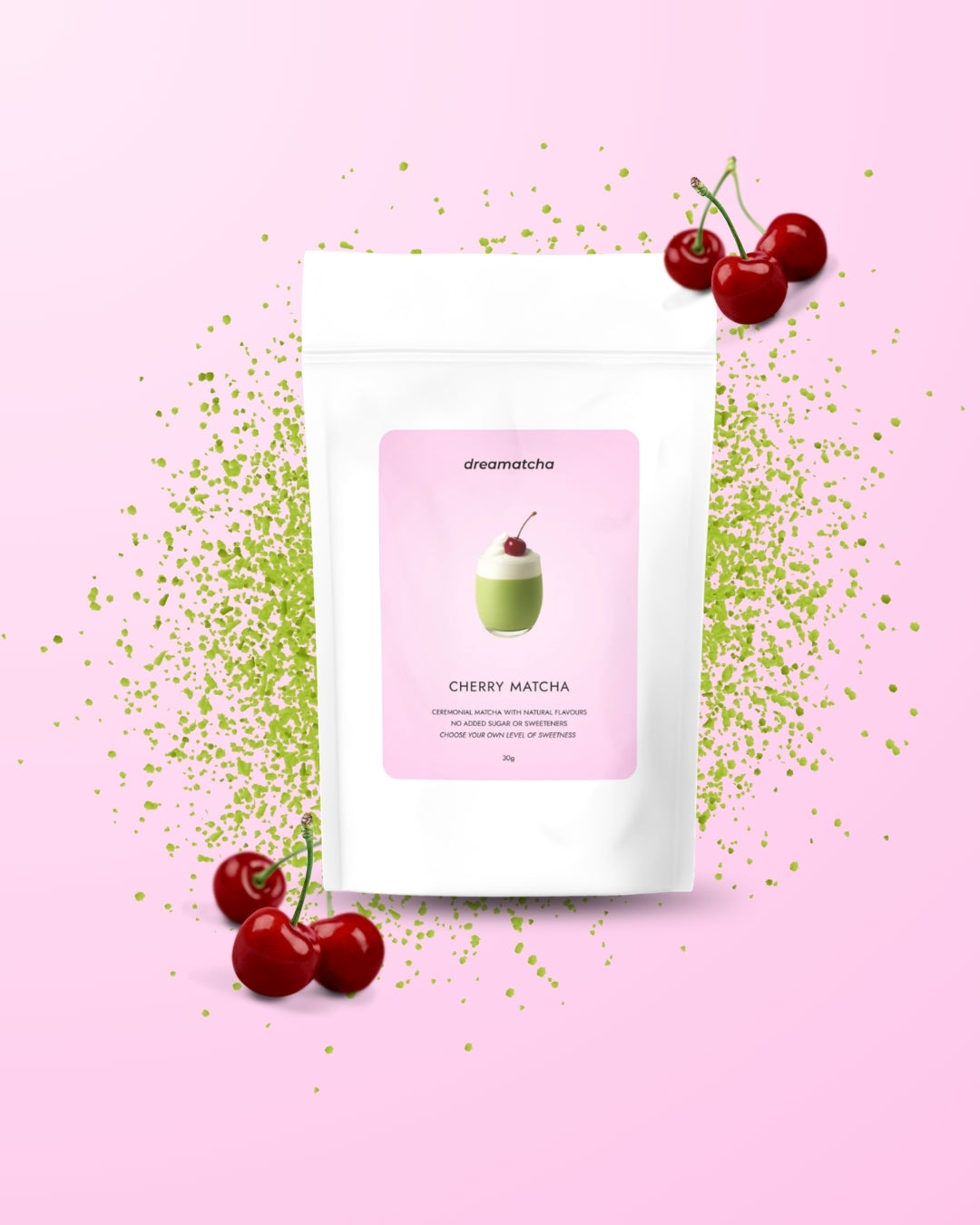 Cherry matcha